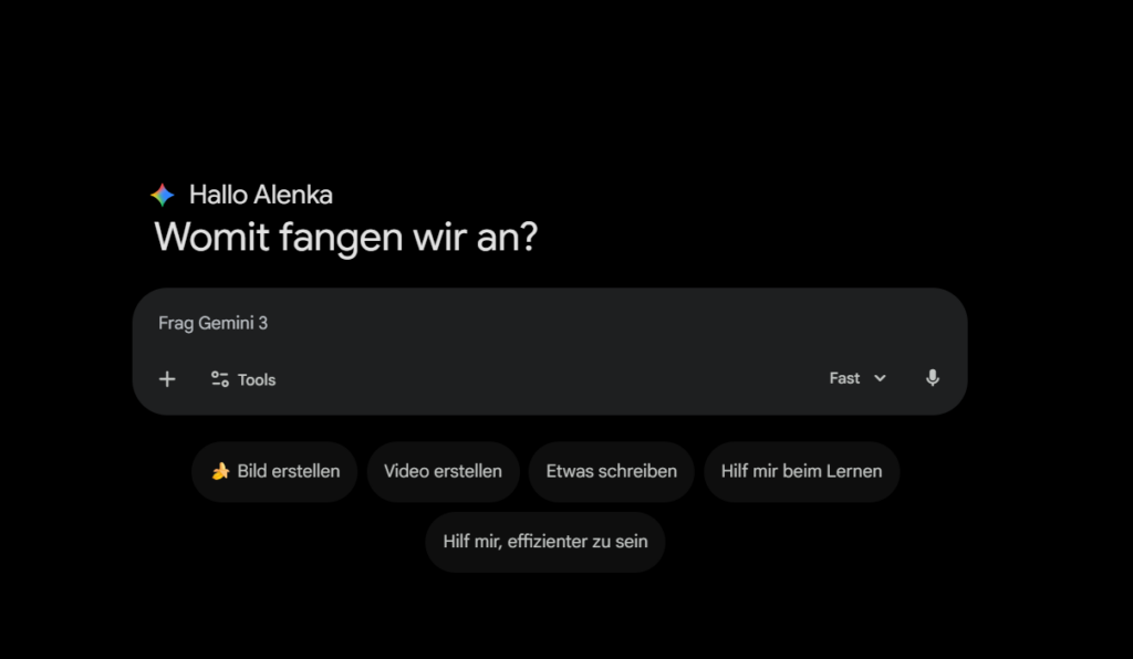 Screenshot Google Gemini - Alenka Mladina - GEOforStaffing