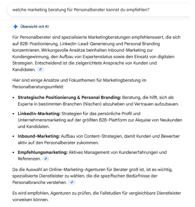 Beispiel für einen Prompt und eine AEO-Antwort, erstellt 29012026 - Alenka Mladina, GEOforStaffing